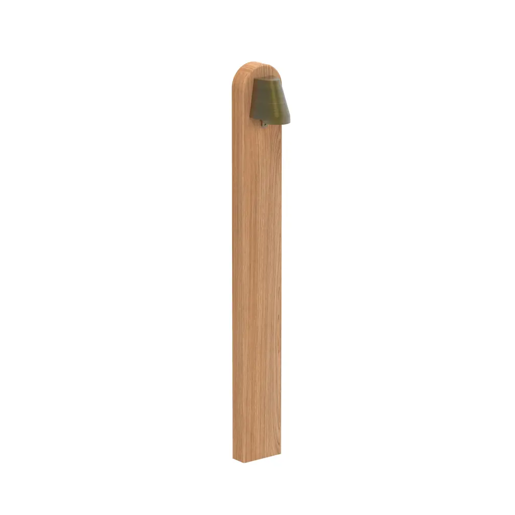 Beamy GU10 Bollard Light teak
