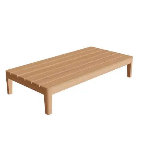 Calypso Lounge teak table - Rectangle