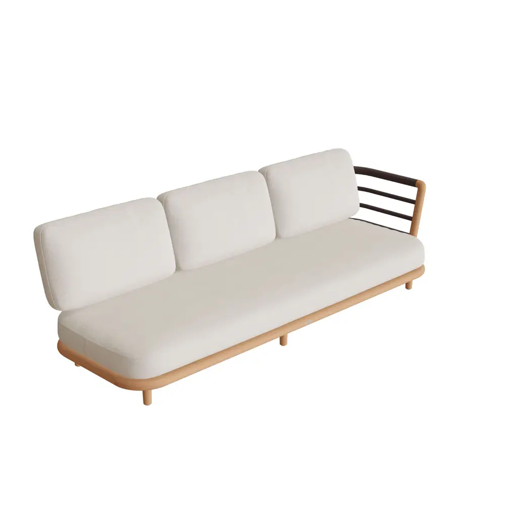 Archy Lounge Left Armrest Teak