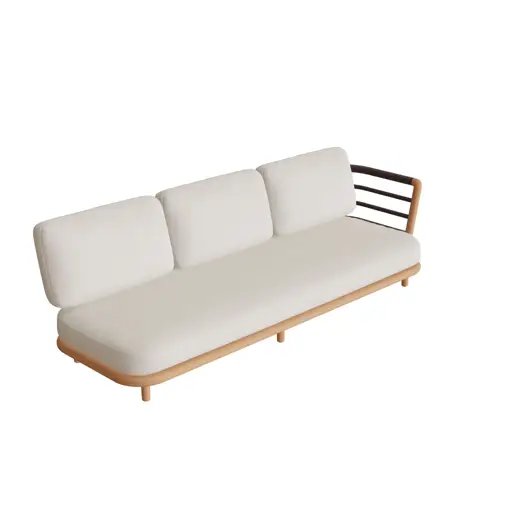 Archy Lounge Left Armrest Teak