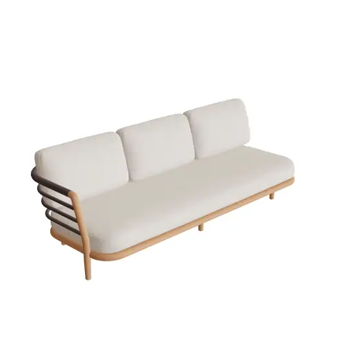 Archy Lounge Right Armrest Teak