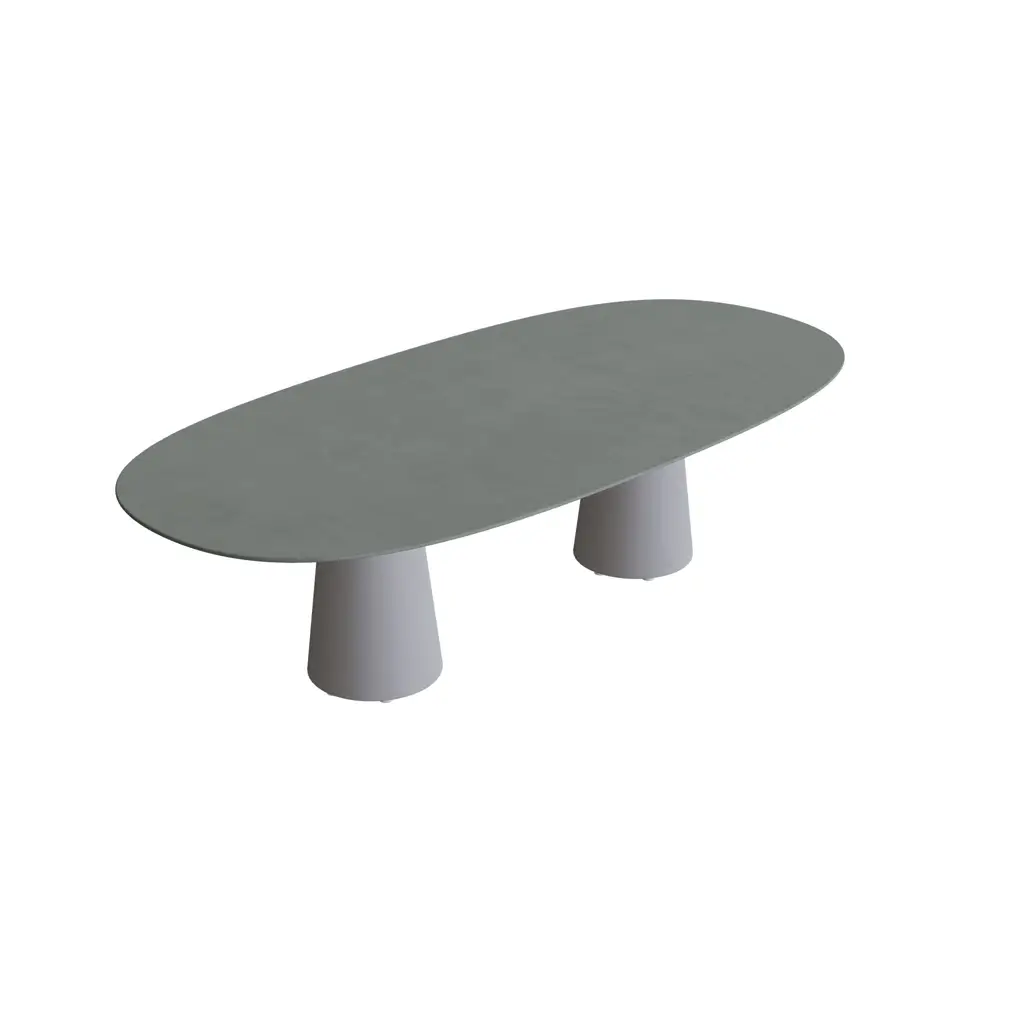 Conix table Super Ellipse Low Dining Ceramic table top