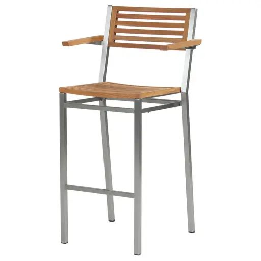 Equinox High Dining Carver - Teak Seat & Back
