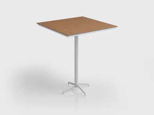 Club Retractable Table Square Top