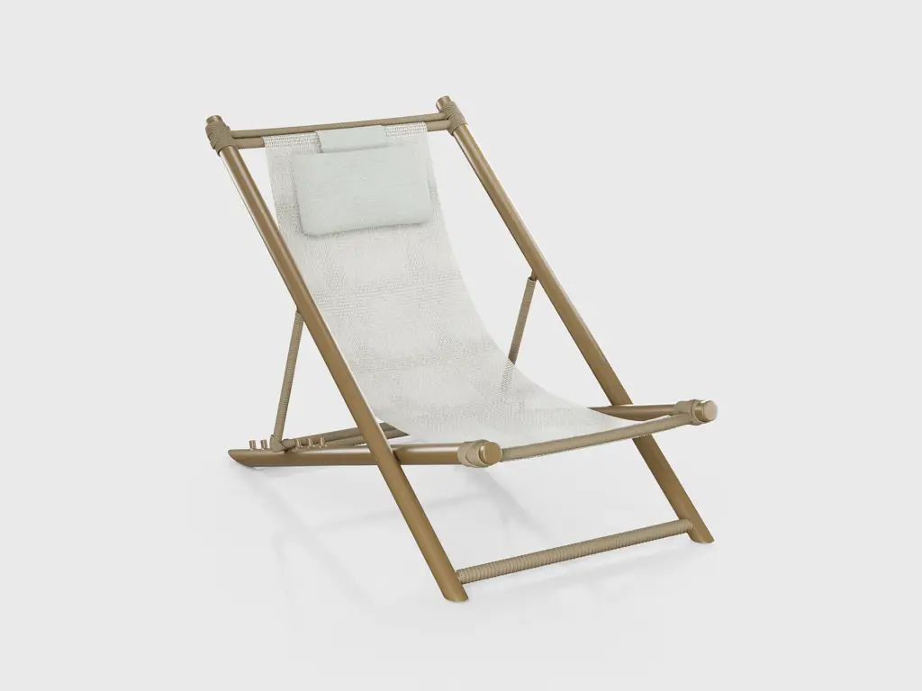 Caraiva Recliner Lounge Chair Aluminum and Sling