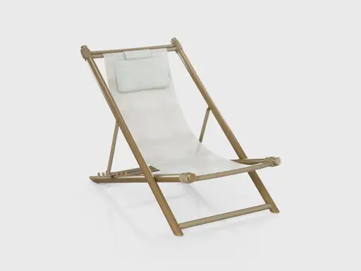 Caraiva Recliner Lounge Chair Aluminum and Sling