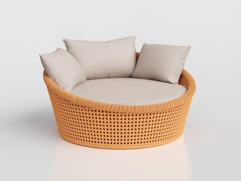 Mesh Chaise Compact