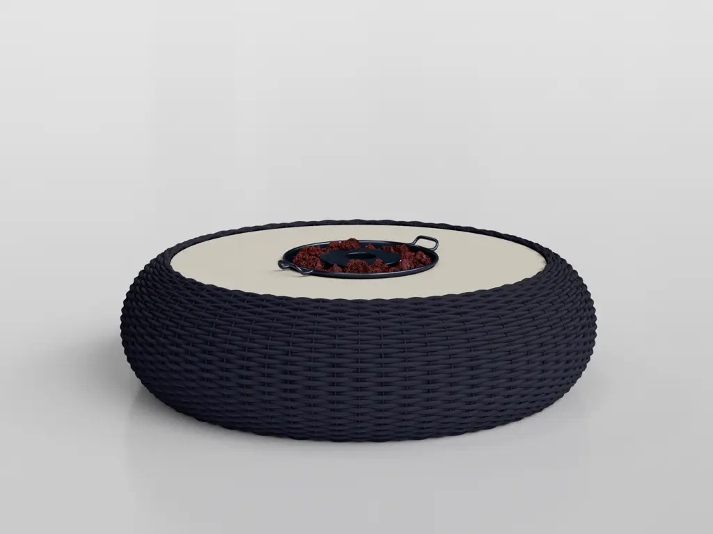 Marina Coffee Table Compact With Fireplace