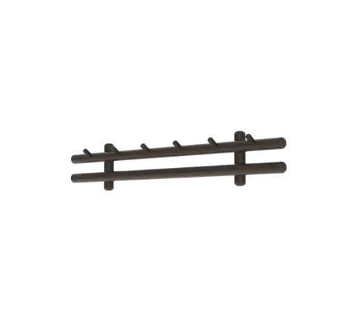 Sticks coat rack