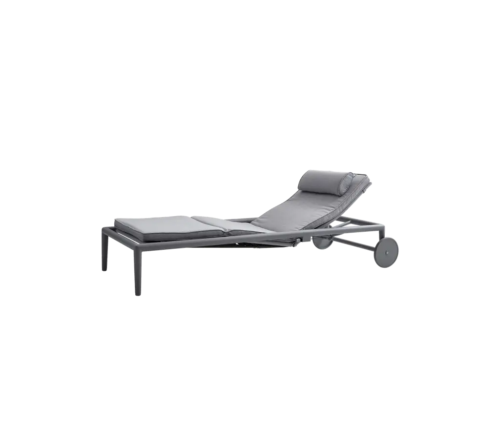 Conic sunbed w/gasspring