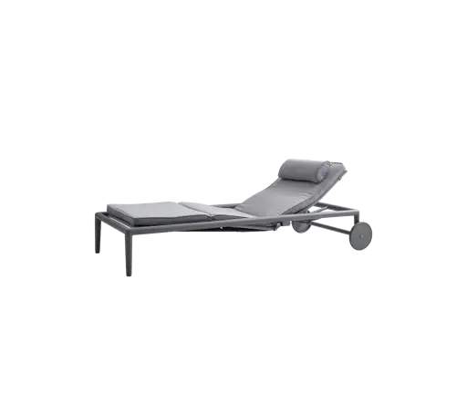 Conic sunbed w/gasspring