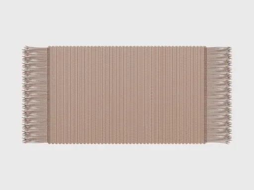 Boho Doormat with Fringe