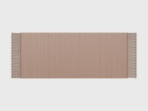 Boho Runner Rug with Fringe