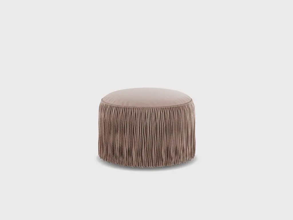 Boho Round Ottoman