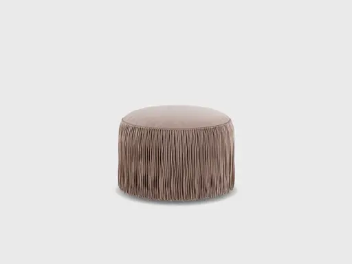 Boho Round Ottoman