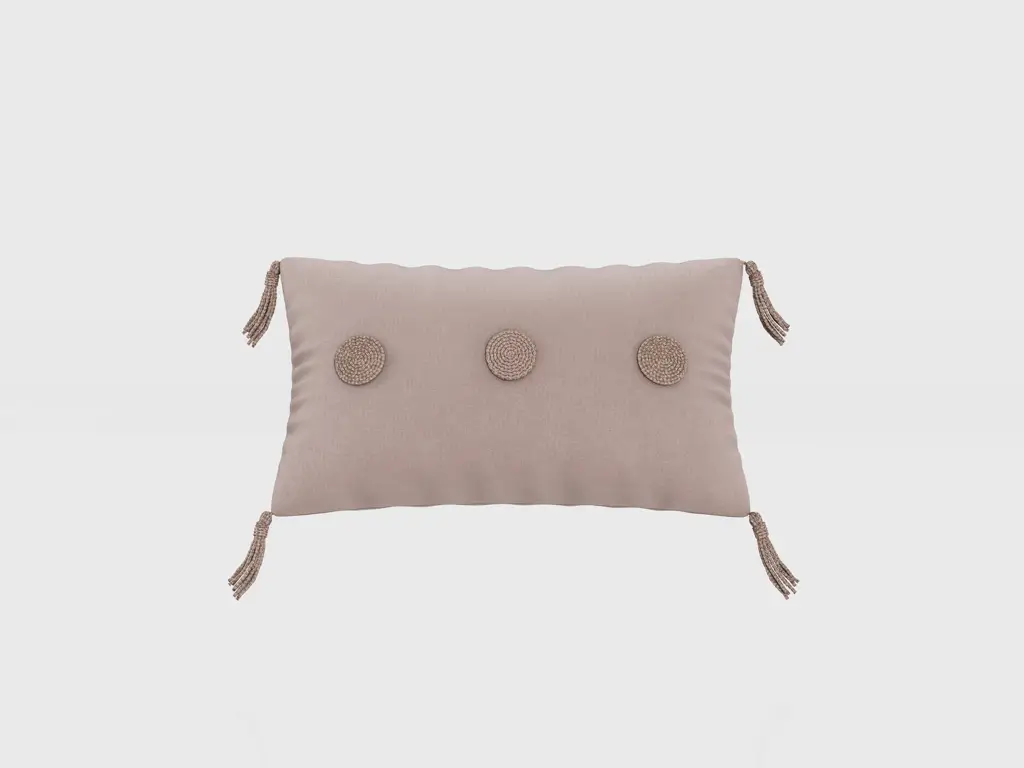 Boho Tassel Pillow Rectangular