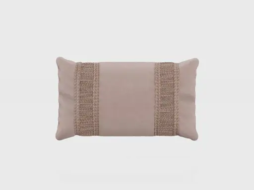 Boho Fringed Pillow Rectangular