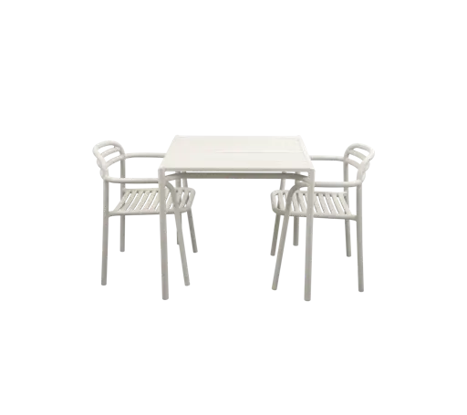 Bliss dining table incl. 2 Bliss armchairs