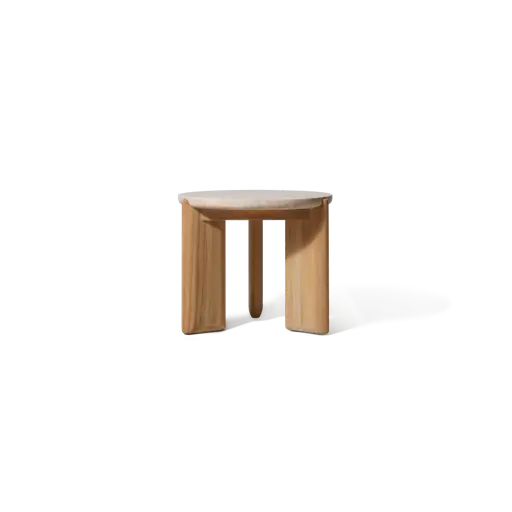 Chloe Teak Round Side Table