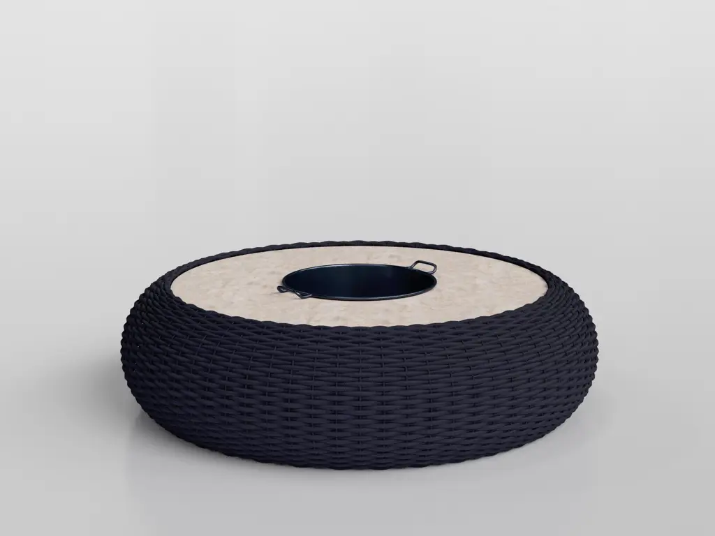 Marina Coffee Table with Champagne Bucket