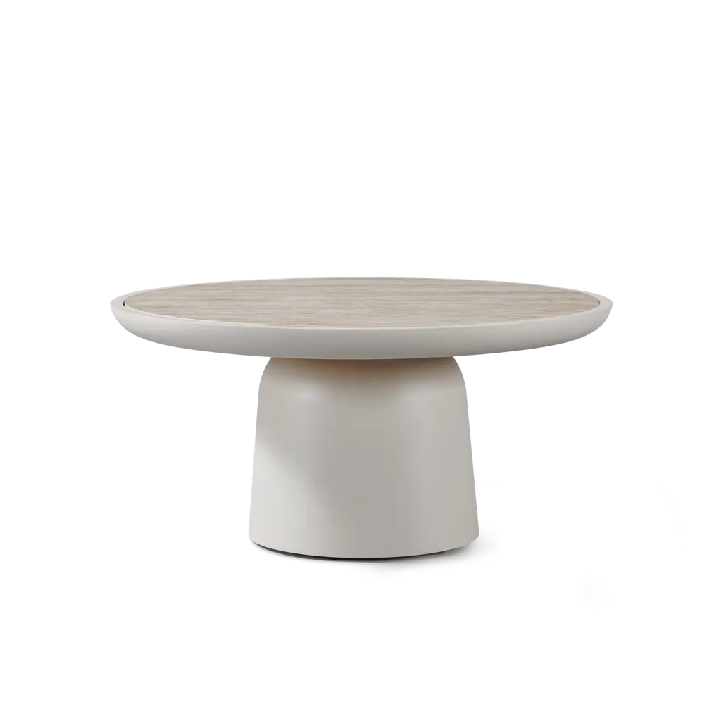 Nova Aluminum Round Coffee Table