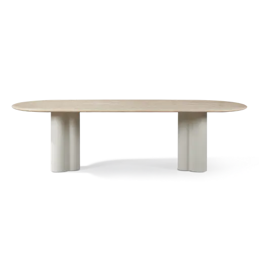 Porto Aluminum Pill Dining Table
