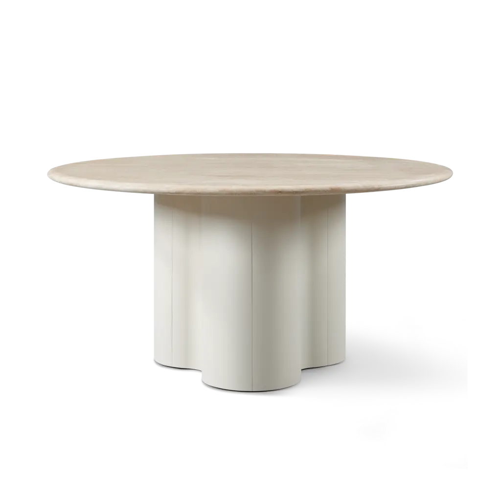 Porto Aluminum Round Dining Table