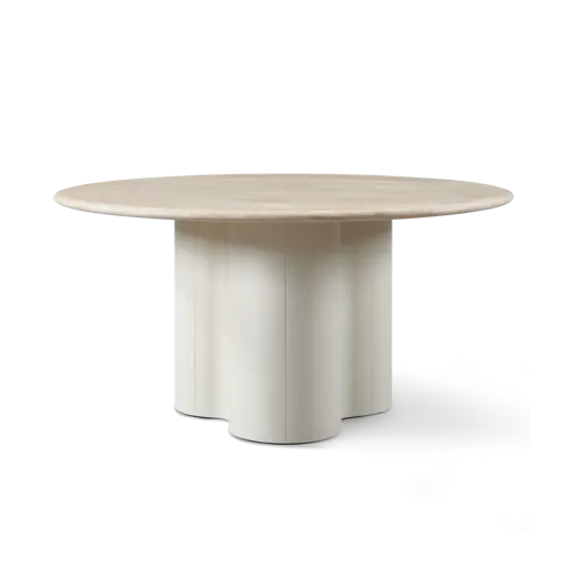 Porto Aluminum Round Dining Table