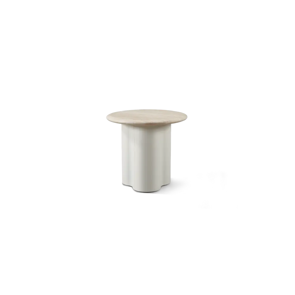 Porto Aluminum Round Side Table