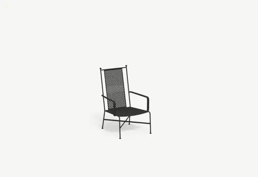 Lounge chair high backrest Stresa 012