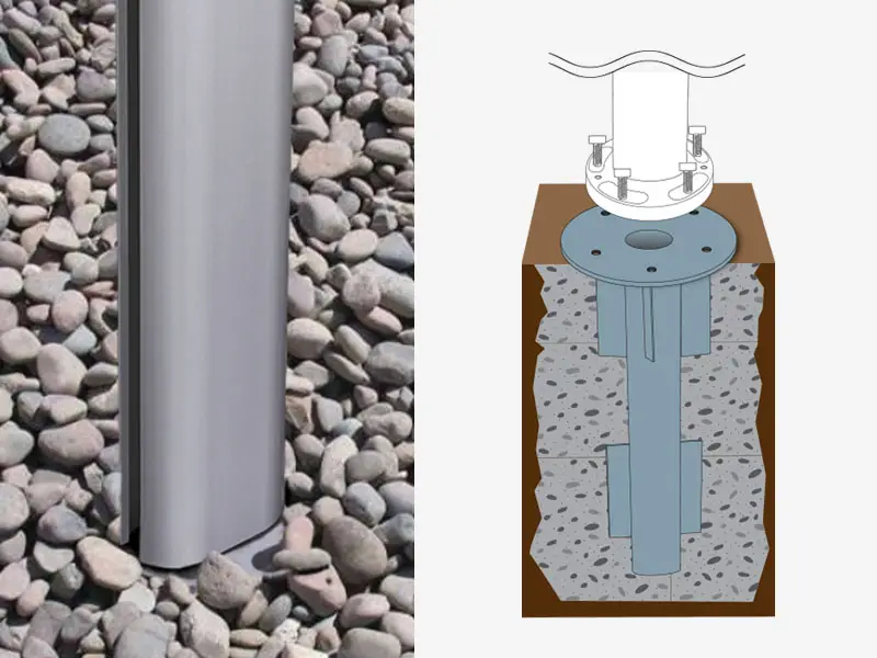 In-Ground Mount Kit - ASPO