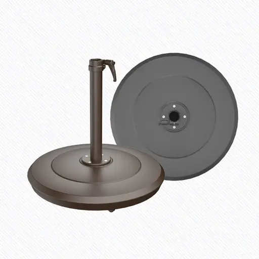 Aurora Base (Cast Aluminum, Round, Wheels)