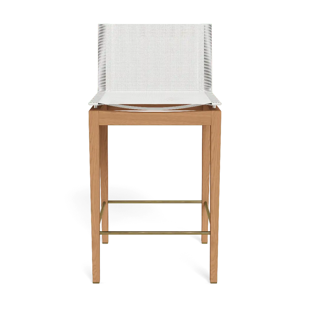 Byron Teak Counter Stool