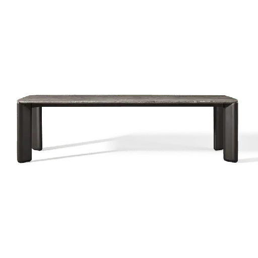 Chloe Aluminum Rectangle Dining Table