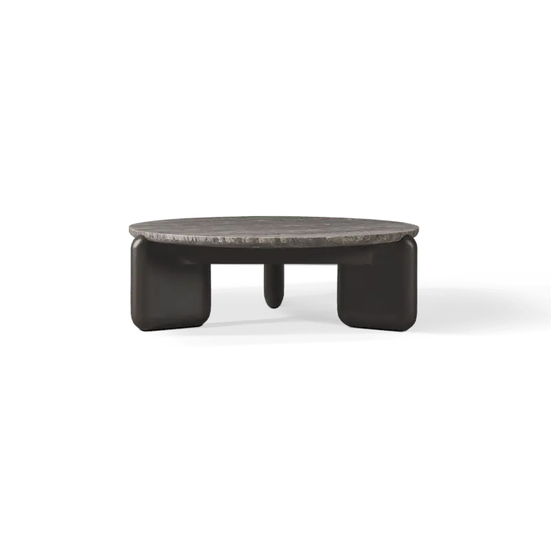 Chloe Aluminum Round Coffee Table