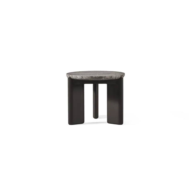 Chloe Aluminum Round Side Table