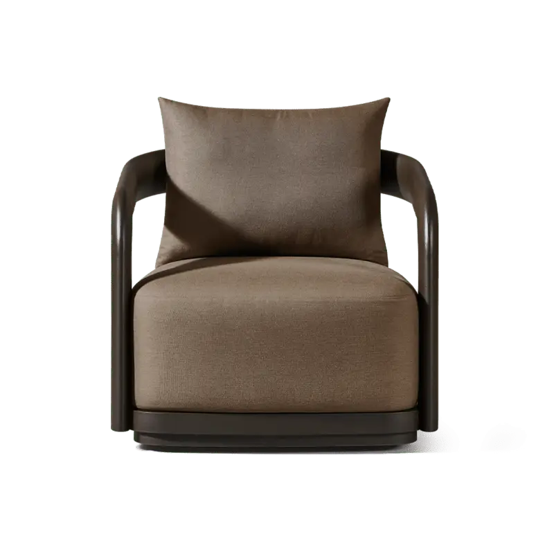Chloe Aluminum Swivel Lounge Chair