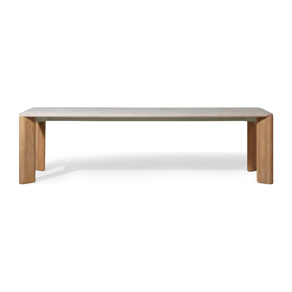Chloe Teak Rectangle Dining Table