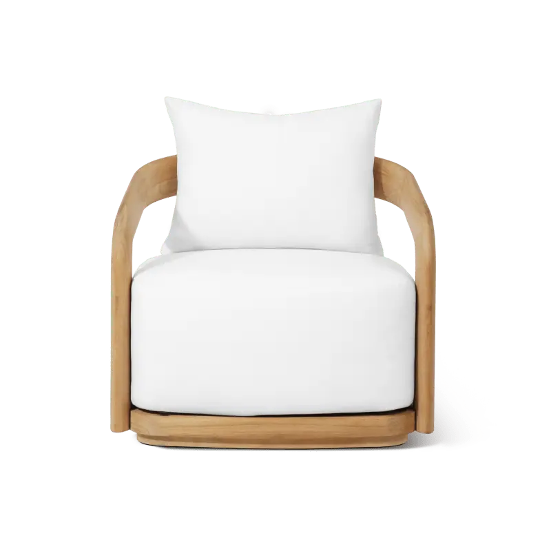 Chloe Teak Swivel Lounge Chair
