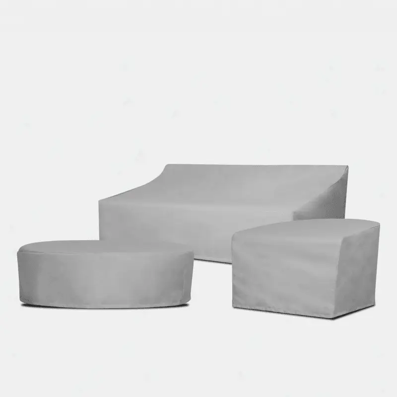 Collins Aluminum Rectangle Dining Table - Weather Cover