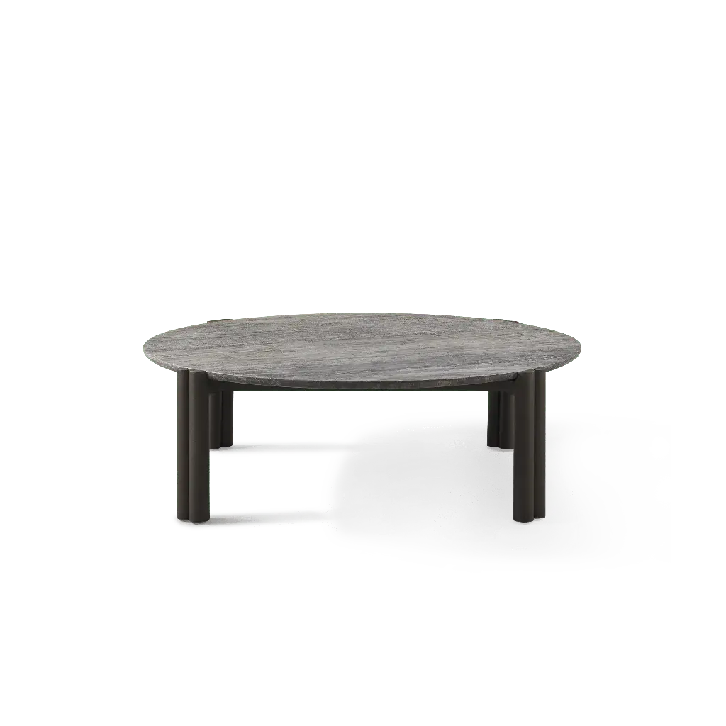 Cove Aluminum Round Coffee Table