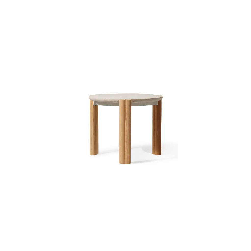 Cove Teak Round Side Table