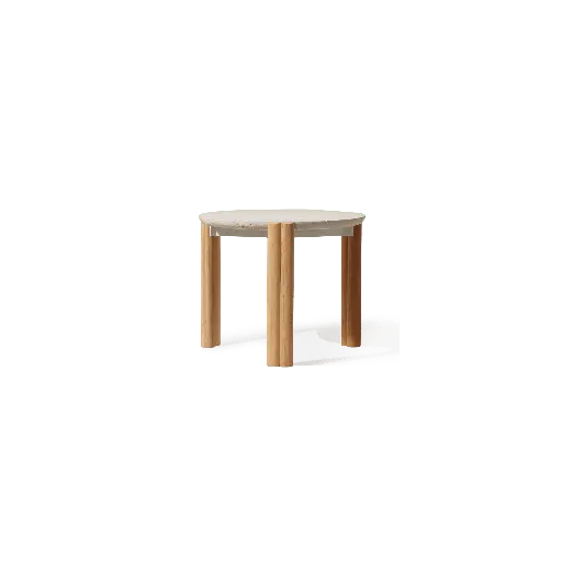 Cove Teak Round Side Table