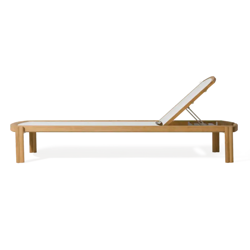 Cove Teak Stacking Sun Lounge