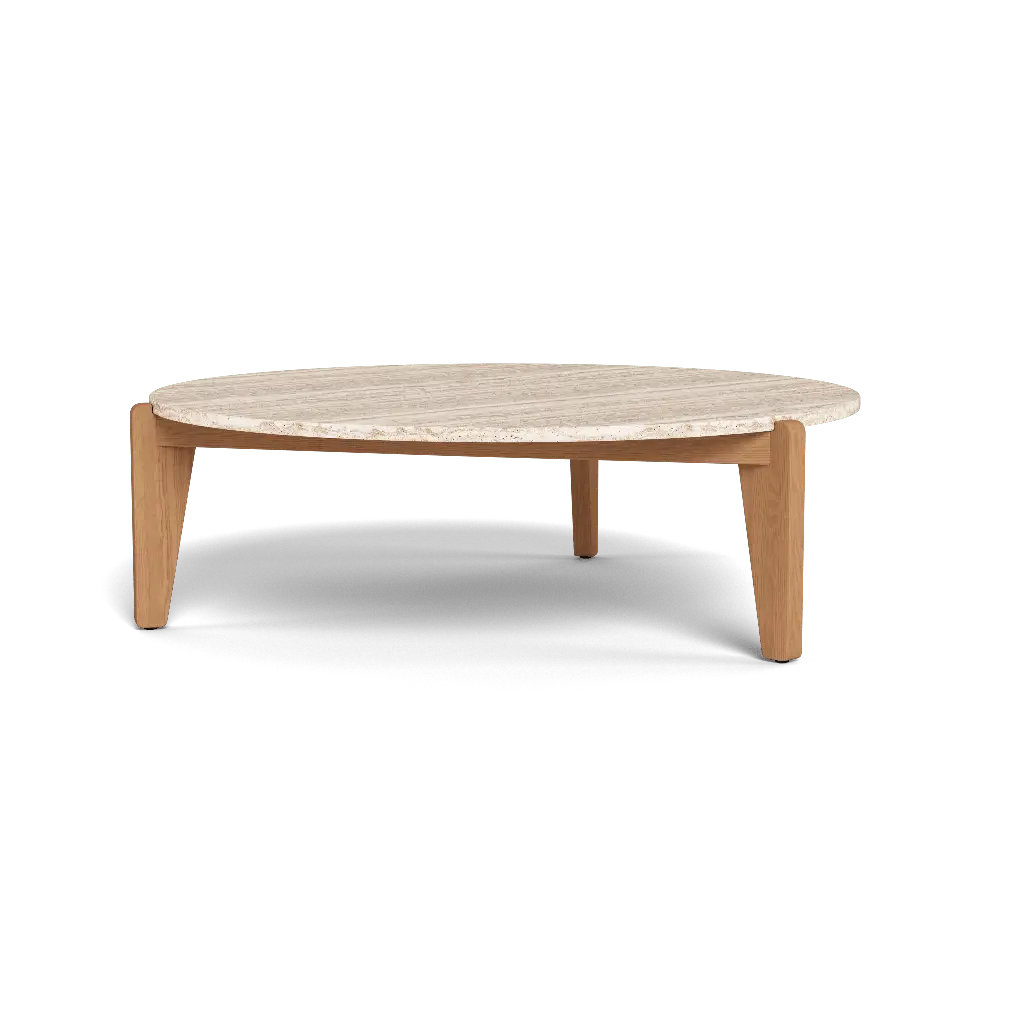 Mlb Teak Round Coffee Table