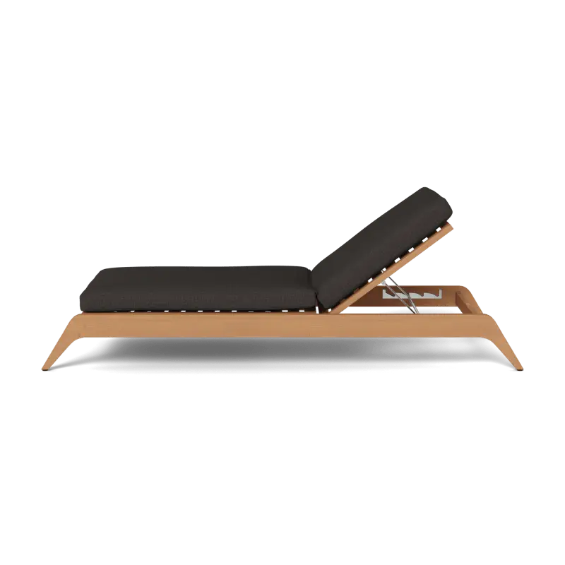 Mlb Teak Slatted Sun Lounge