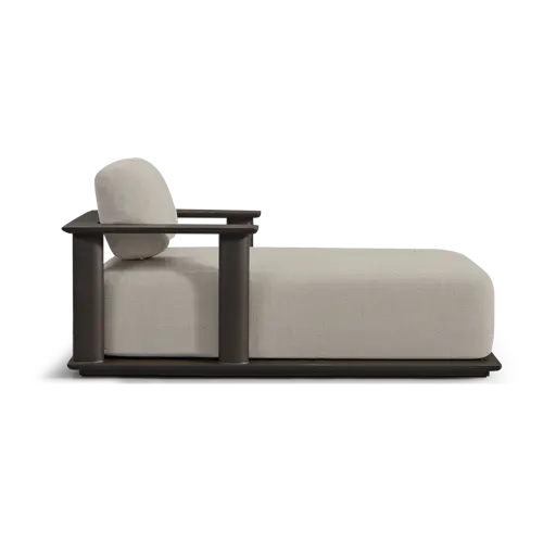 Newport Aluminum Fixed Chaise