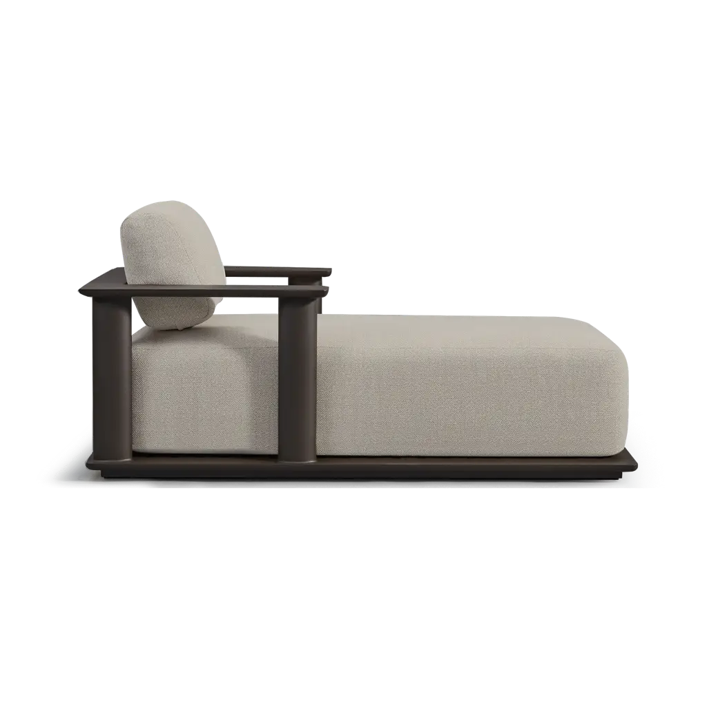 Newport Aluminum Fixed Chaise