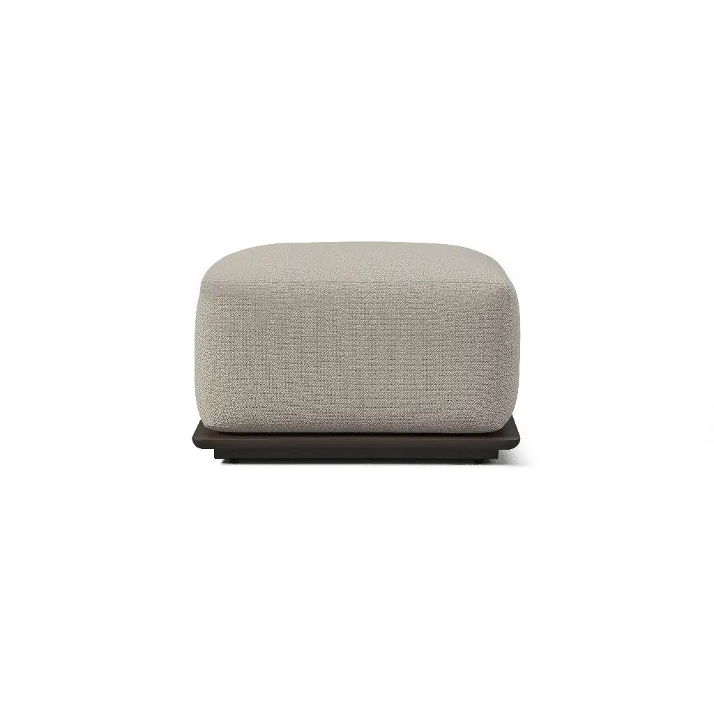 Newport Aluminum Ottoman