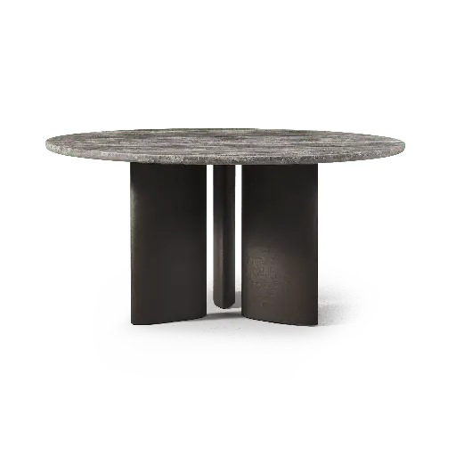 Newport Aluminum Round Dining Table